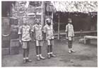 Indian soldiers form their first guard after liberation, New Britain, 17 September 1945. The discipline and soldierly pride displayed by these men so soon after their release from captivity was not uncommon amongst the Indian prisoners of war who survived New Guinea as can be gauged by the favourable impression they made upon the Australians who liberated them.  Such conduct belies the more popular image of the Indian prisoner-of-war experience garnered from the poor reputation of Indian troops during the Malayan Campaign and the actions of those prisoners of war who joined the pro-Japanese Indian National Army.