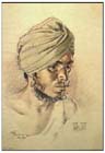 Geoffrey Mainwaring, Gian Singh (Indian Army), 1944, pencil and coloured washes, 50.3 x 34.8 cm, Australian War Memorial, ART21629.