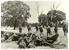 Australian militiamen of the 36th Battalion on manoeuvres, Seymour, Victoria, December 1939.  The militia units deployed to New Guinea in 1942 were woefully unprepared for either the Japanese or the jungle and suffered accordingly.  Such training as was undertaken prior to December 1941 involved outdated equipment and reflected the lessons of the First World War in Europe instead of anticipating the requirements of the coming war in the Asia-Pacific.